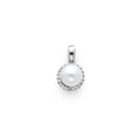 14KW CZ PEARL PENDANT (PT729)