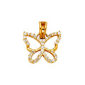 14KY BUTTERFLY PENDANT (PT769)