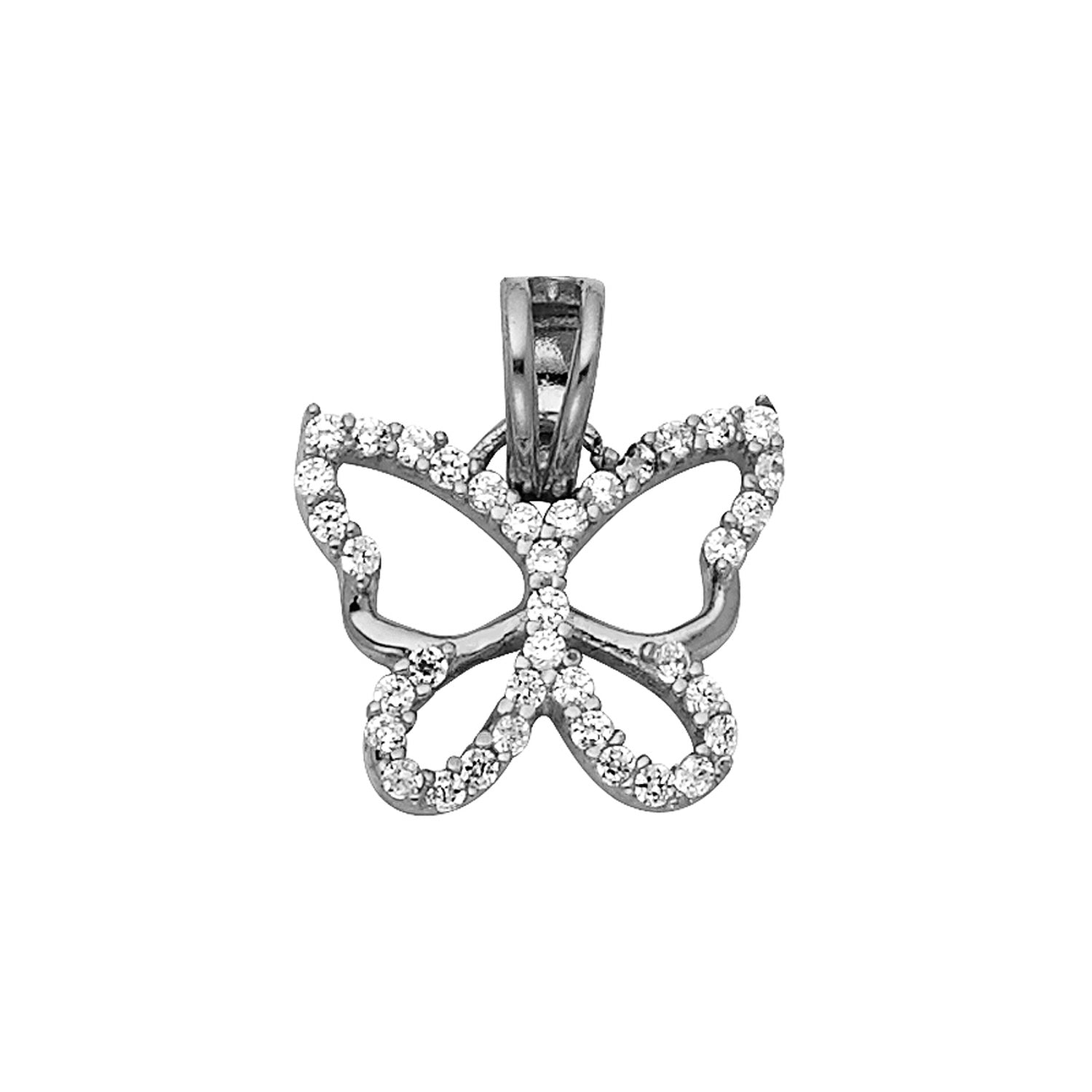 14KW BUTTERFLY PENDANT (PT770)