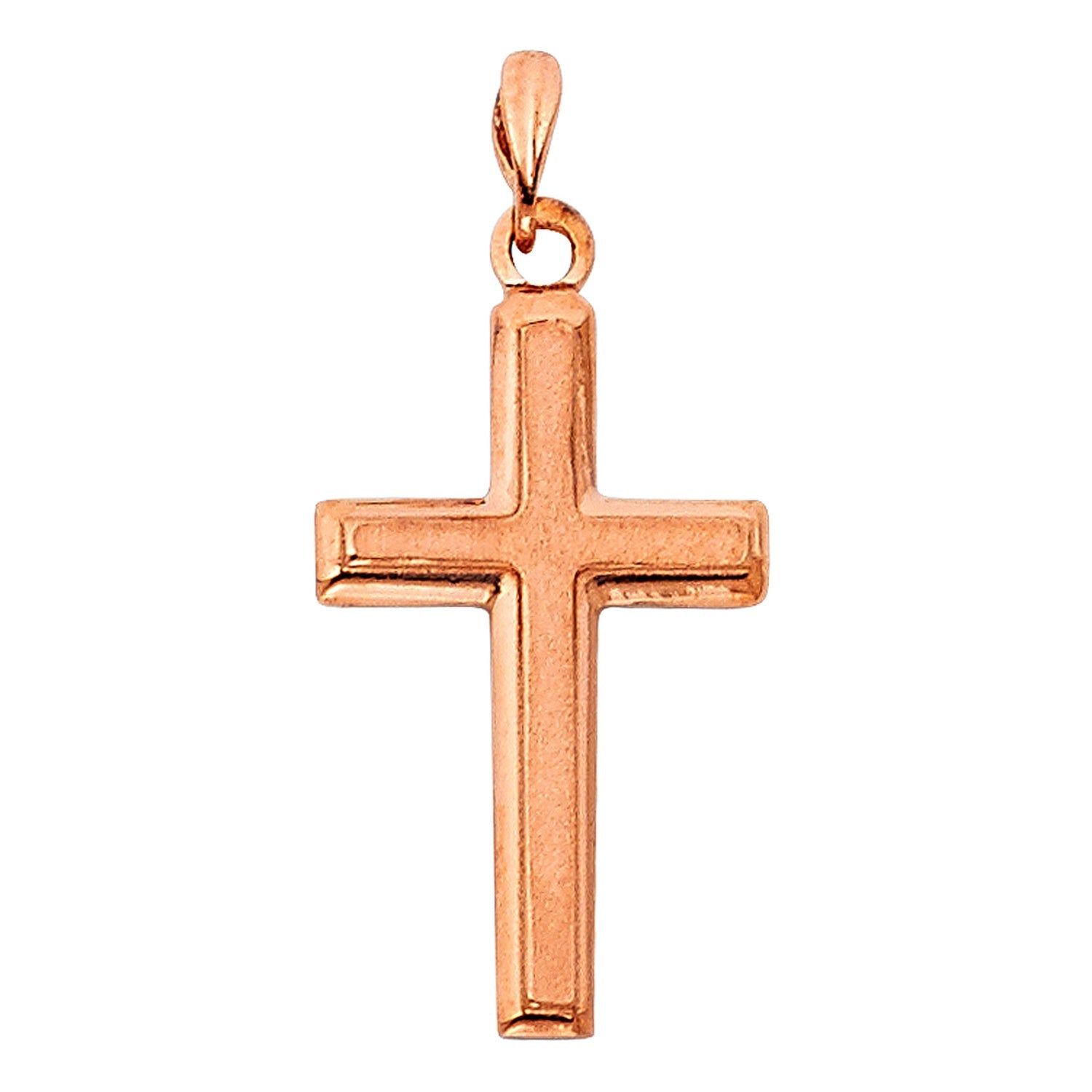 14K R LATIN DESIGN CROSS PENDANT
