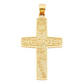 14KY CROSS PENDANT
