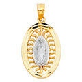 14K 2T OUR LADY OF GUADALUPE PENDANT