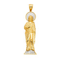 14K 2T CZ ST.JUDE THADDEUS PENDANT