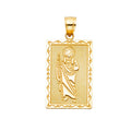 14KY CZ ST.JUDE THADDEUS PENDANT