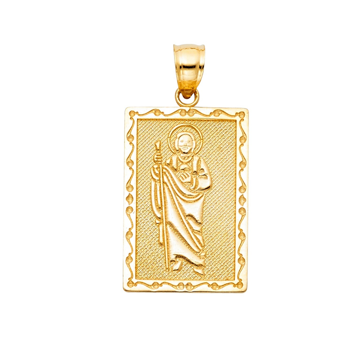 14KY CZ ST.JUDE THADDEUS PENDANT