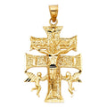 14KY CROSS OF CARAVACA PENDANT