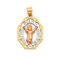14K 3C DIVINE INFANT JESUS PENDANT