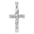 14KW CRUCIFIX STAMP PENDANT