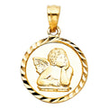 14KY ANGEL PENDANT