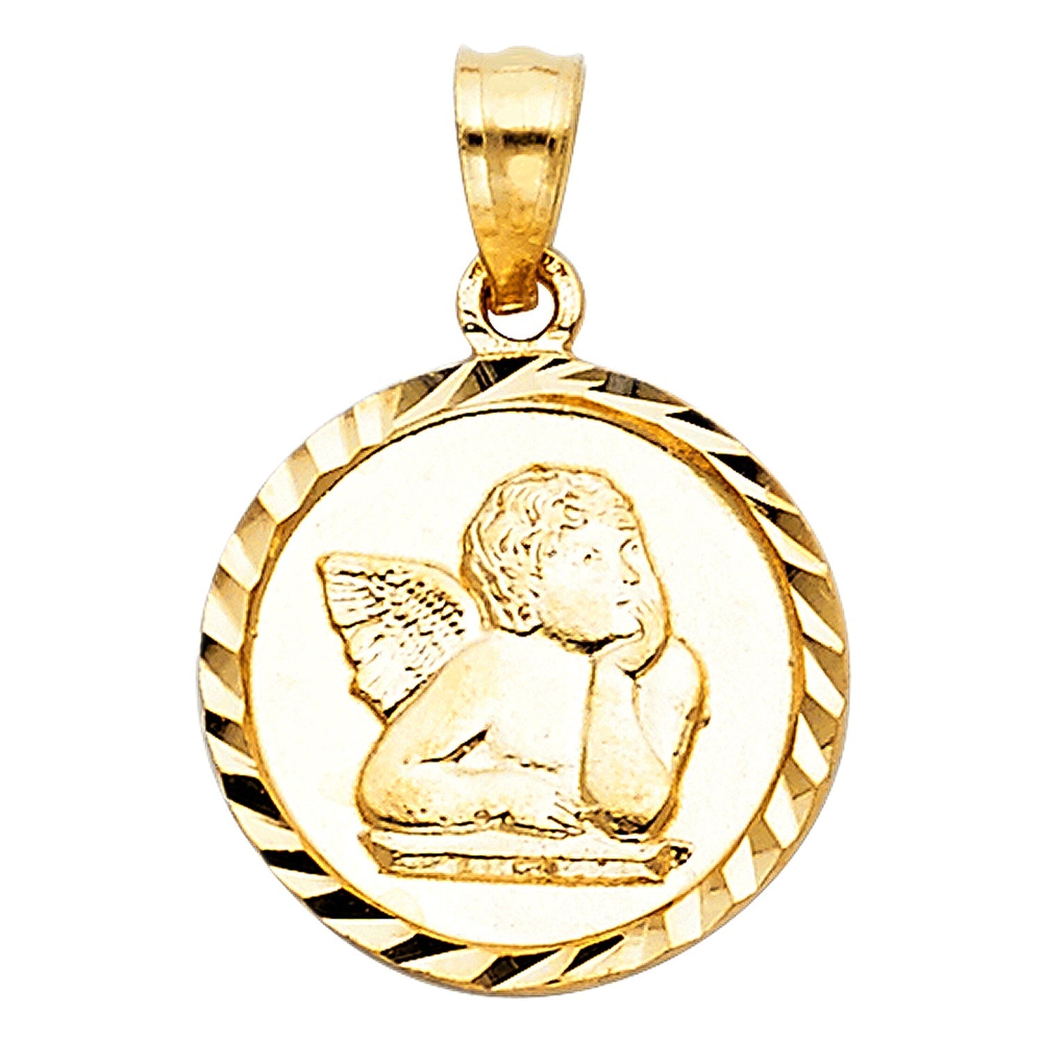 14KY ANGEL PENDANT