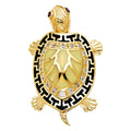 14KY Gllow-in Dark Turtle Pent