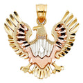 14K 3C EAGLE PENDANT