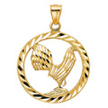 14KY ROOSTER PENDANT