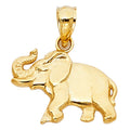 14KY ELEPHANT PENDANT