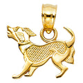 14KY PUPPY PENDANT