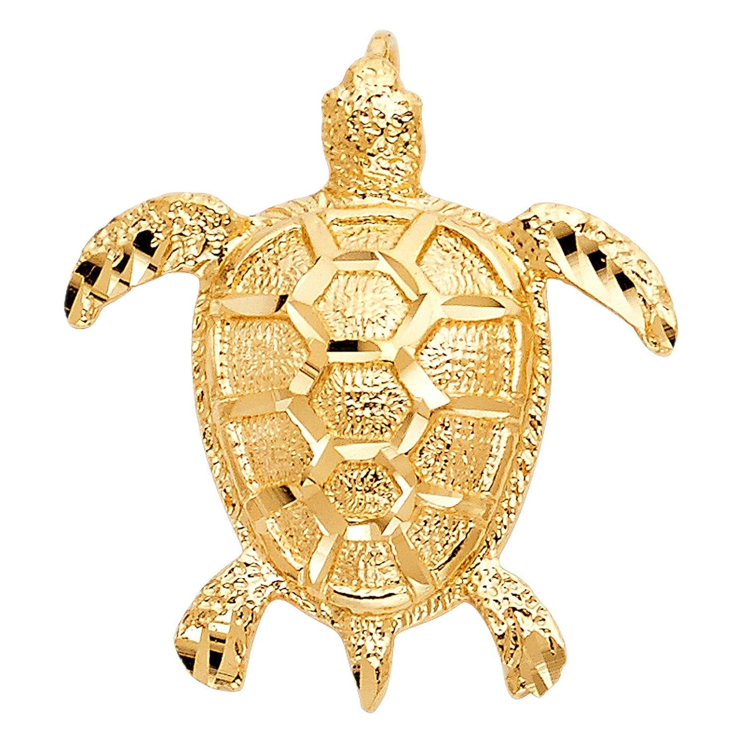 14KY TURTLE PENDANT