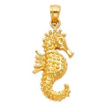 14KY SEA HORSE PENDANT