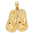 14KY SANDAL PENDANT