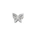14KW CZ BUTTERFLY PENDANT