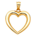 14KY HEART PENDANT