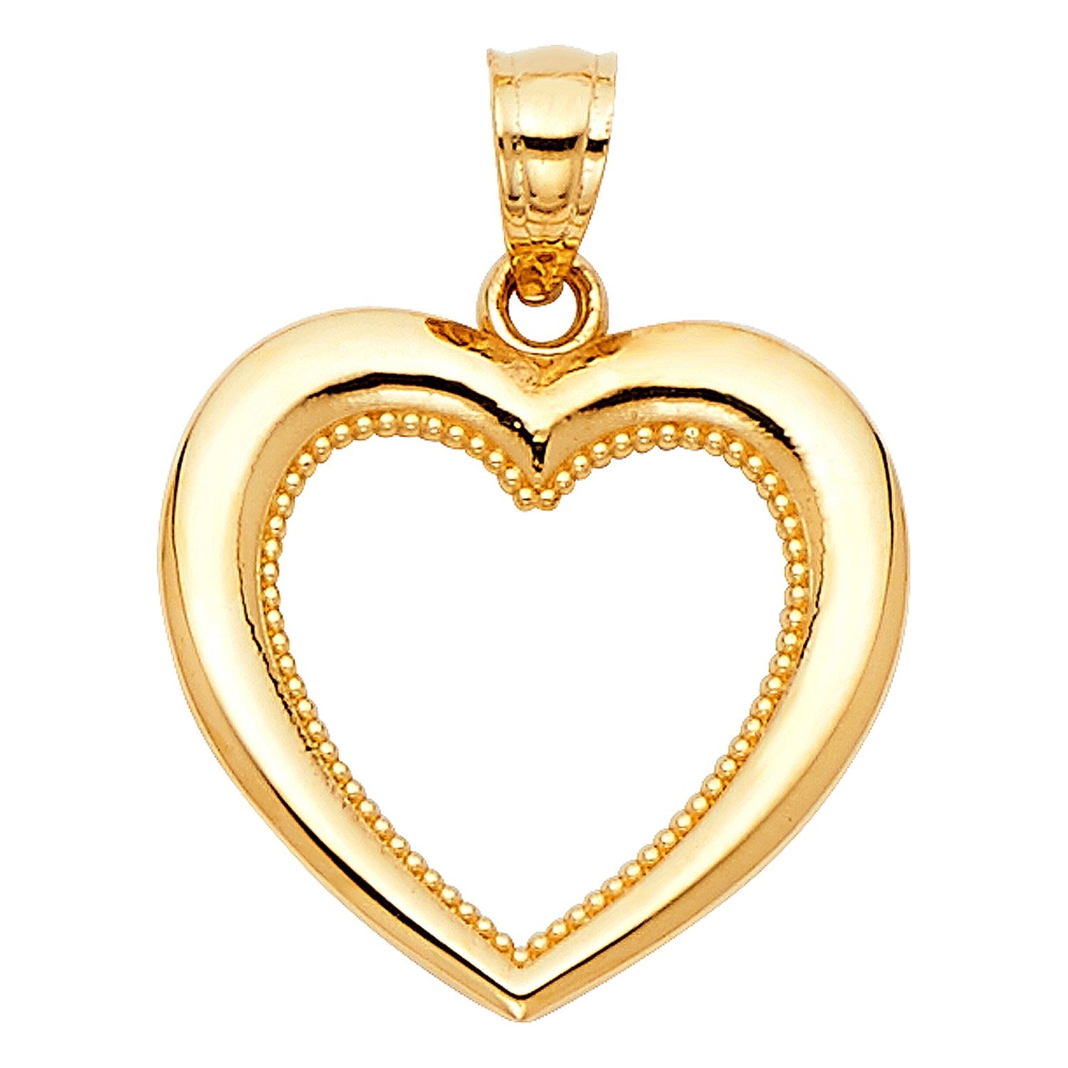 14KY HEART PENDANT