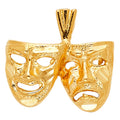 14KY MASK PENDANT