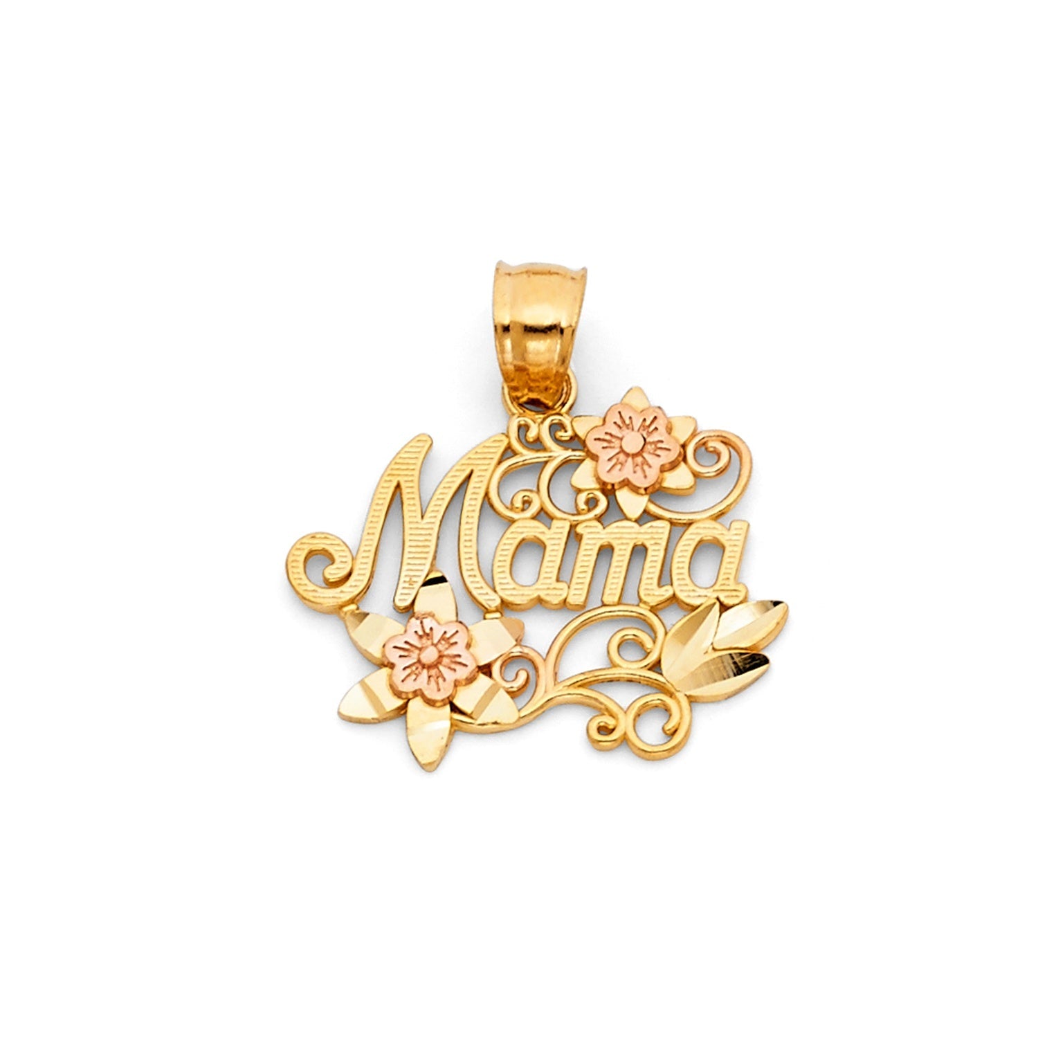 14K 2C MOM PENDANT