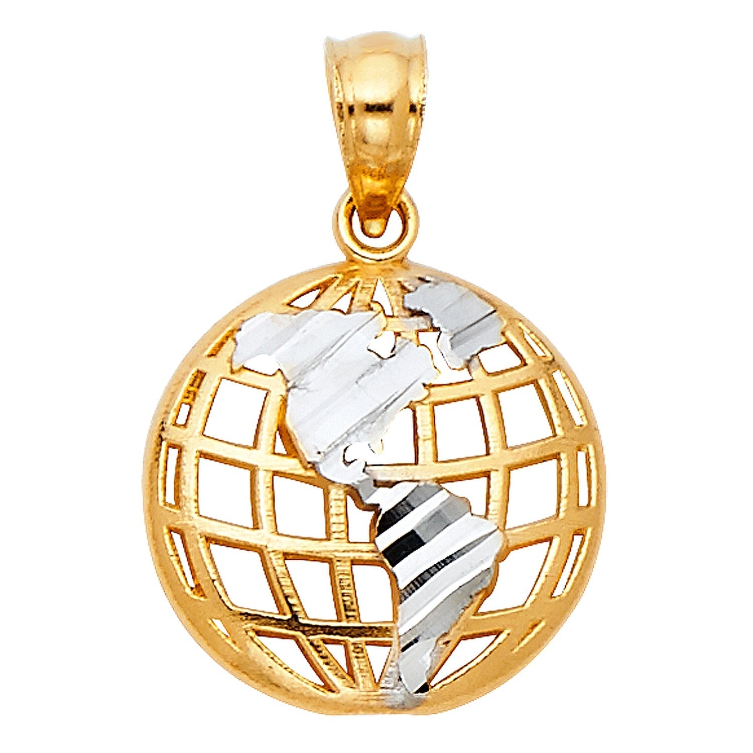 14K 2T GLOVE PENDANT