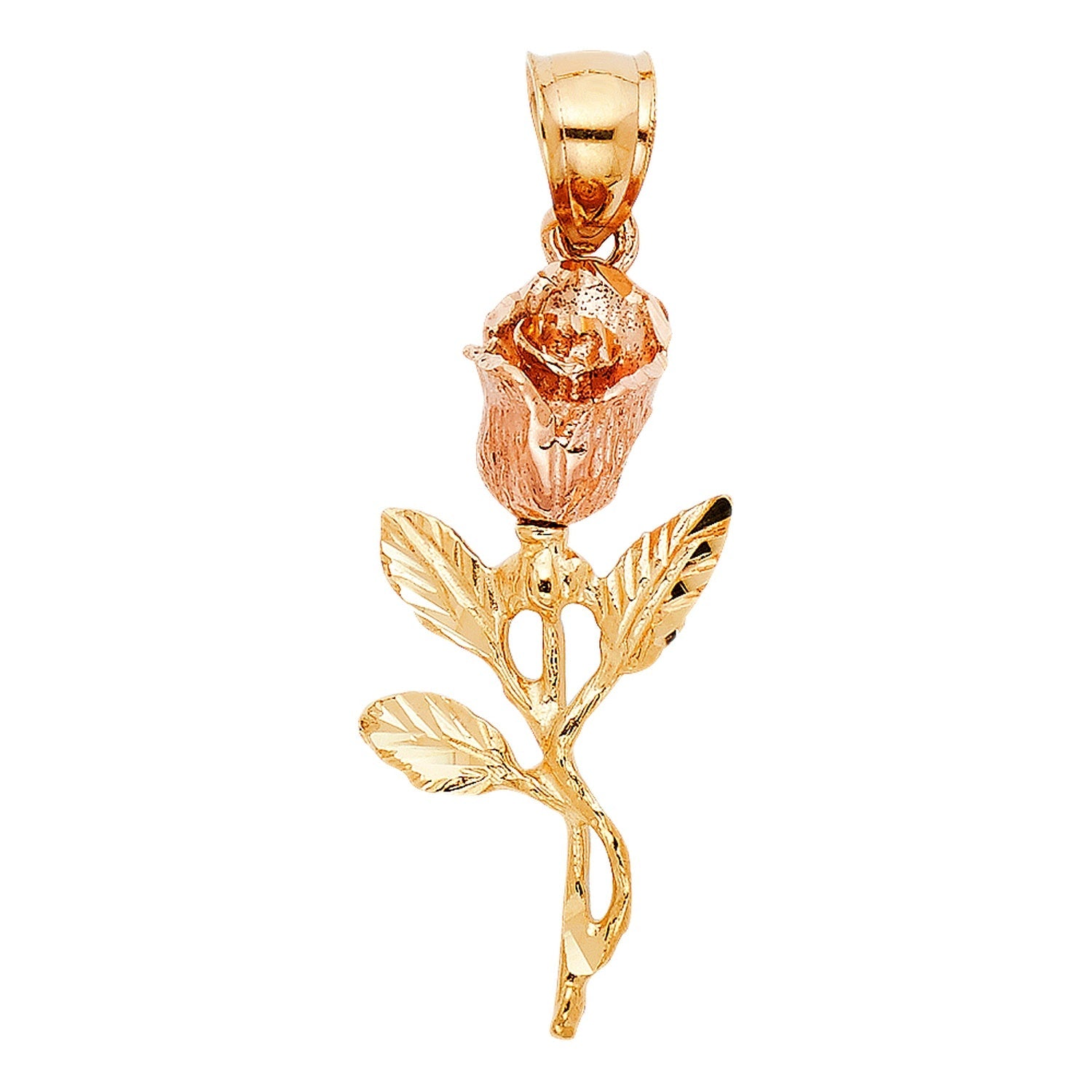 14K 2C ROSE PENDANT