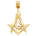 14KY FREEMASON MASONIC PENDANT