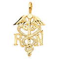 14KY SYMBOL OF MEDICAL SERVICE PENDANT
