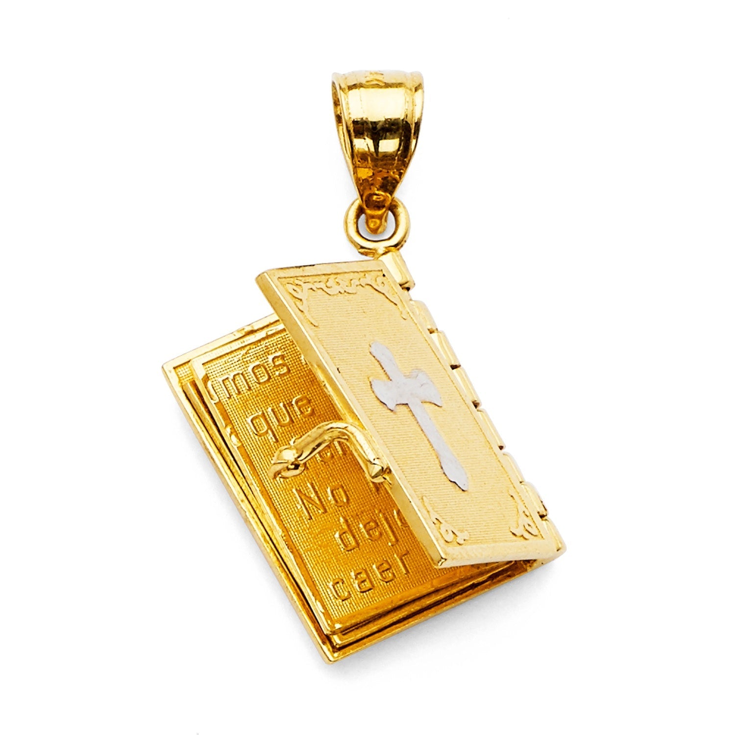 14K 2T BIBLE BOOK IN SPANISH