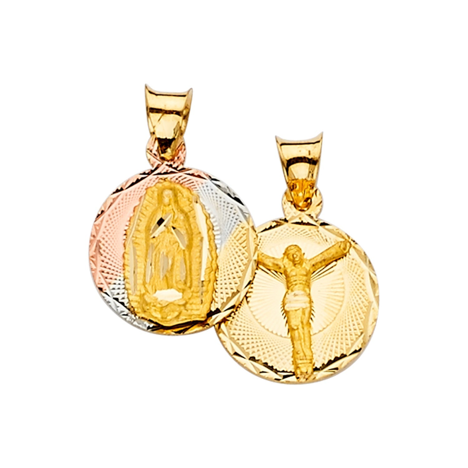 14K RELIGIOUS STAMP PENDANT