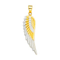 14K 2T Wing Pendant