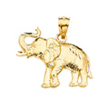 14KY Elephant Pendant