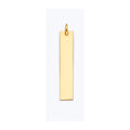 14KY Plain ID for Necklace