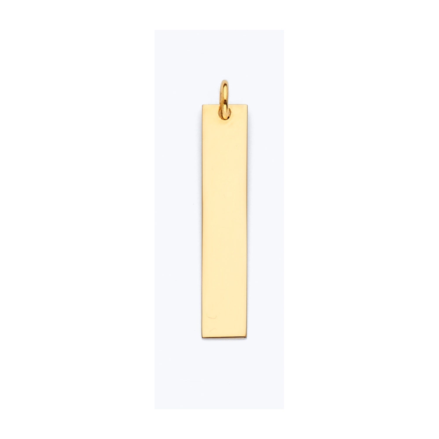 14KY Plain ID for Necklace