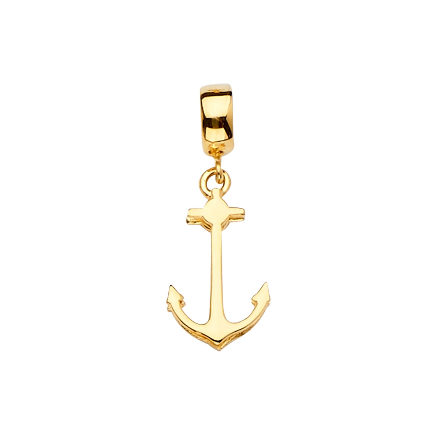 14KY Anchor Charm for Mix&Match Bracelet