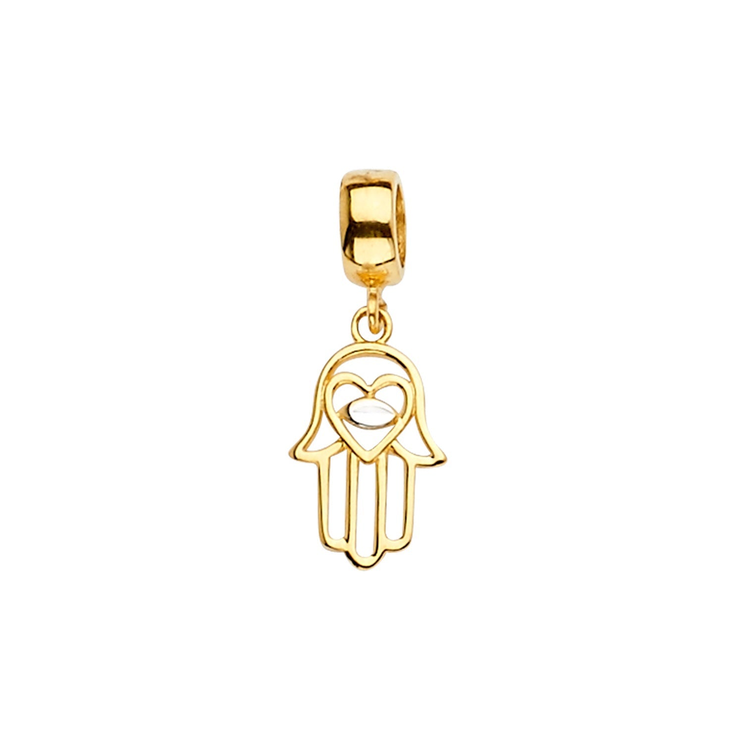 14KY Hamsa Charm for Mix&Match Bracelet