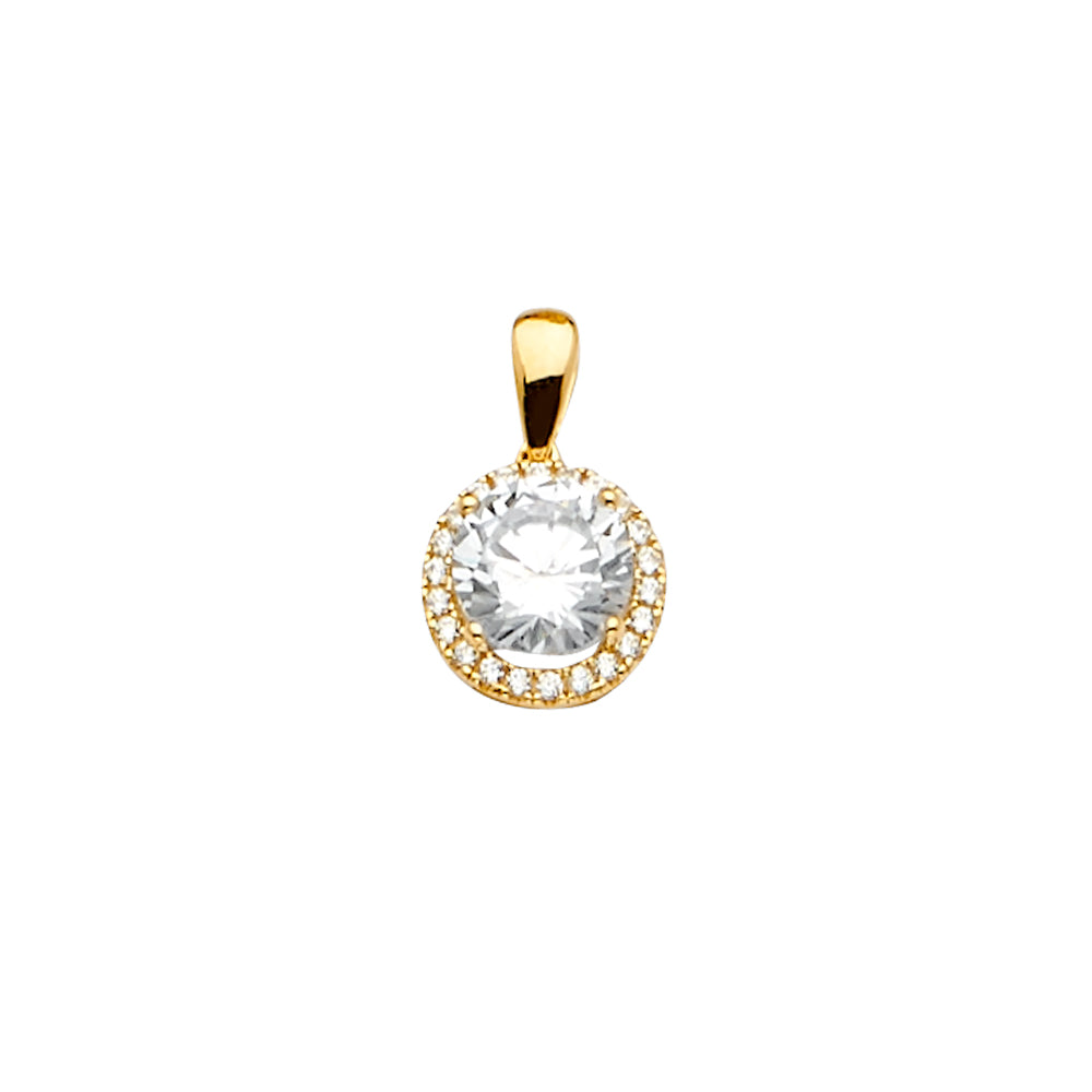 14KY CZ Pendant / Set