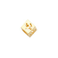 14KY Anchor Dice Slider for Mix&Match Bracelet