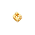 14KY Cross Dice Slider for Mix&Match Bracelet