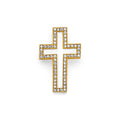 14KY Open Cross Pendant