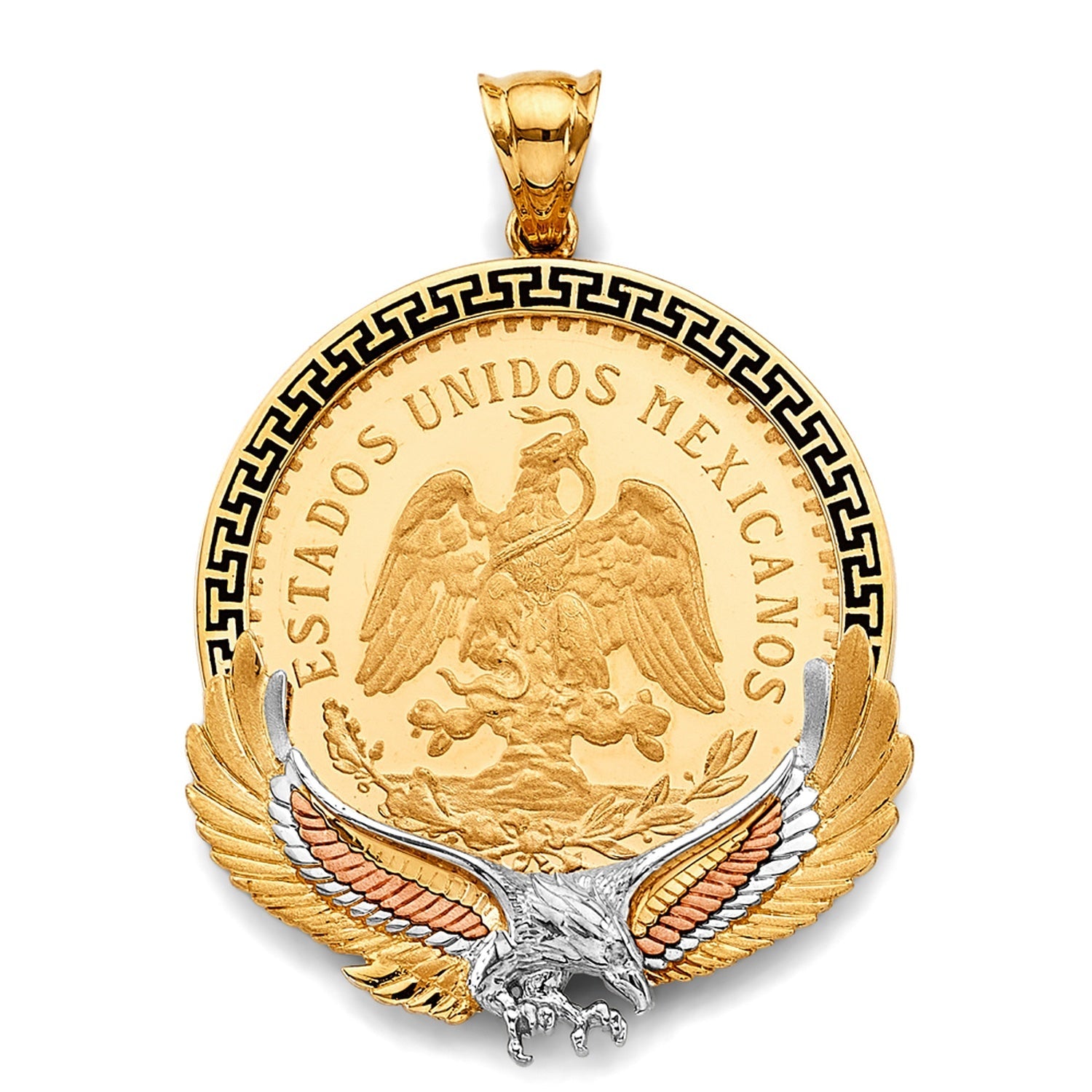 14K 3C Eagle Frame w/ Coin (50 Pesos)