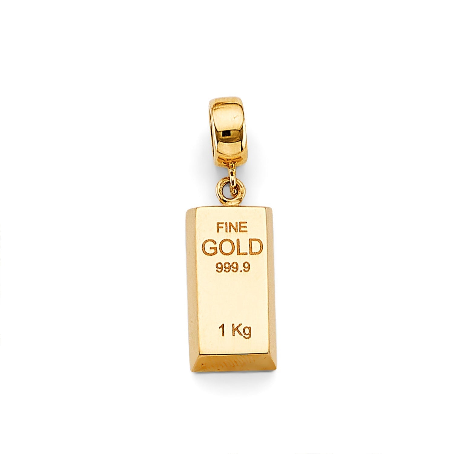 14KY Gold Bar Charm