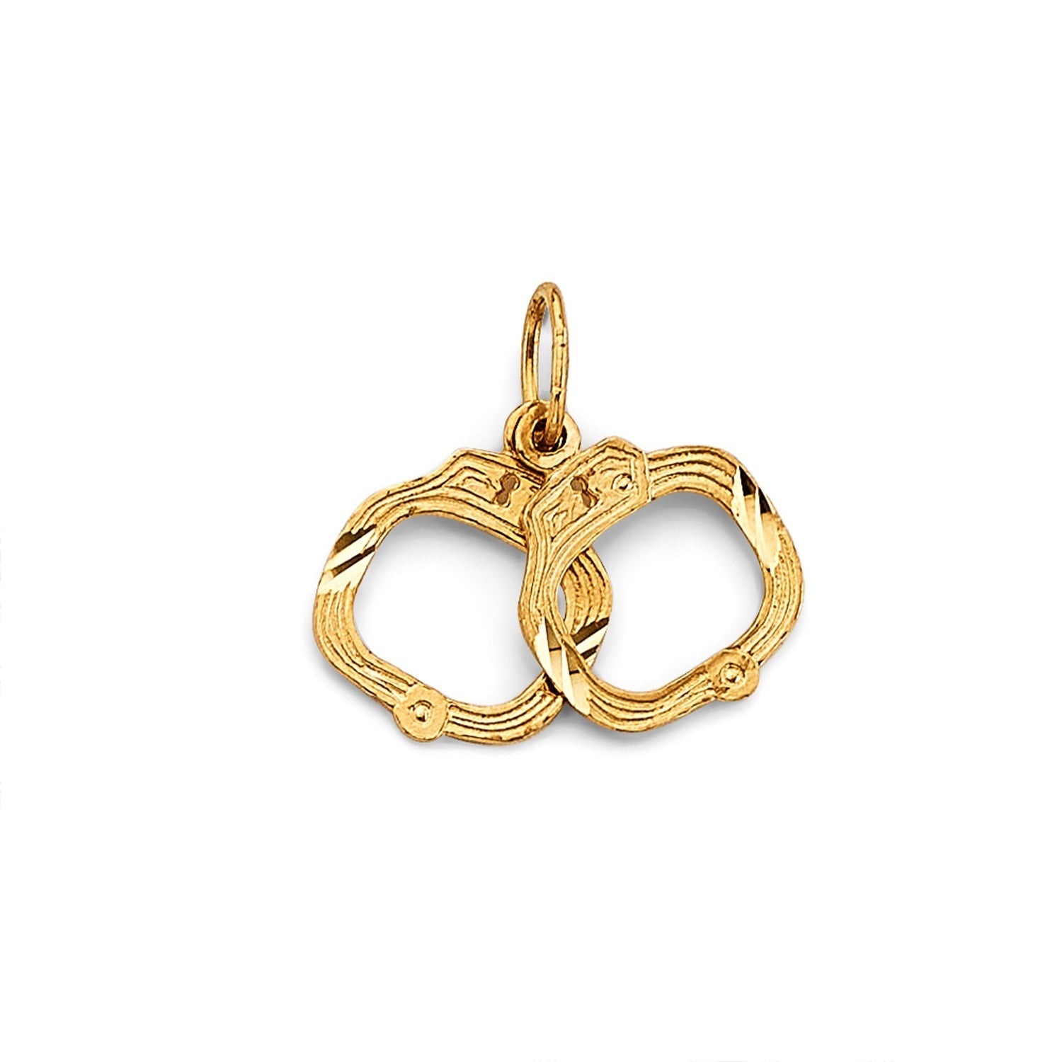 14KY Handcuffs Pendant