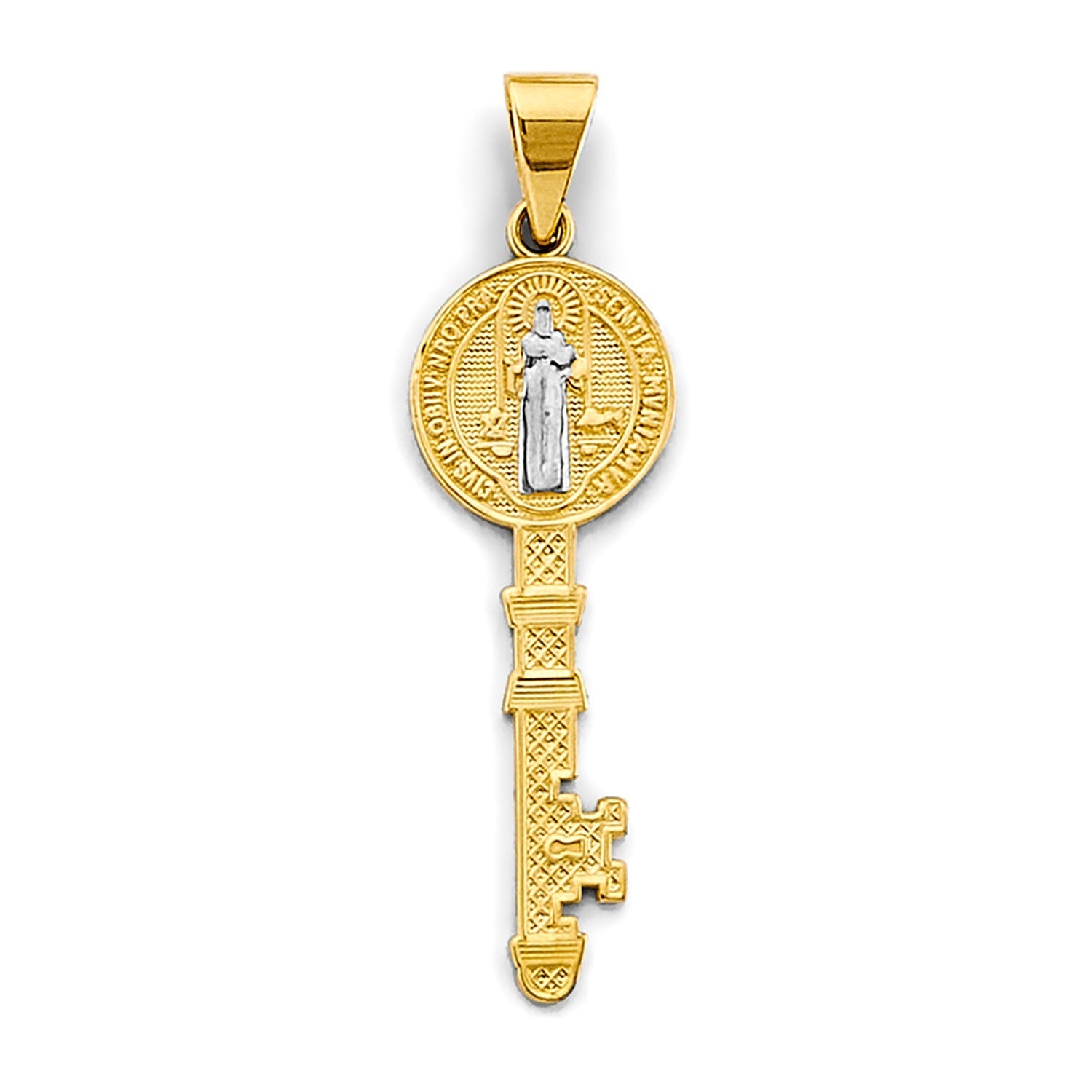 14K 2T Key San Benito Pendant