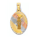 14K 3C Stamp St.Jude Thaddeus Pendant