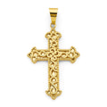 14KY Fancy Cross Pendant