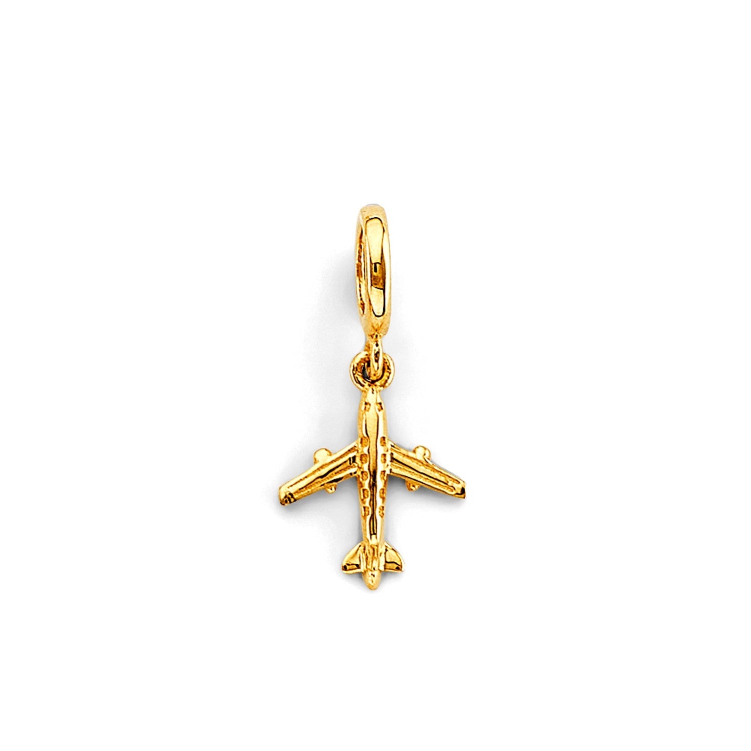 14KY Airplane Charm for Mix&Match Br